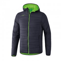 Steppjacke dunkelgrau/green...