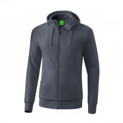 Kapuzensweatjacke slate grey